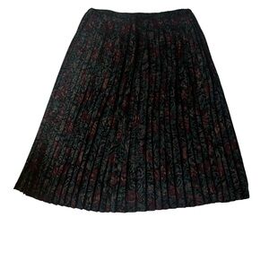 Elegant Floral Pleated Skirt.ws1147